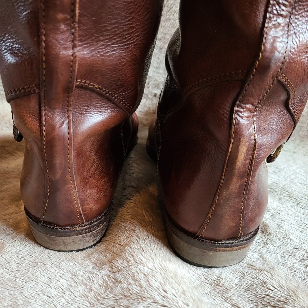 Joan & David Brown Leather Riding Boot - Picture 7 of 15
